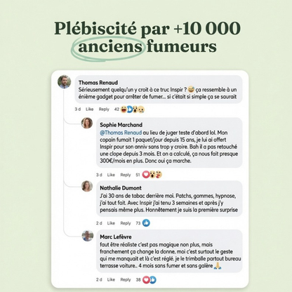 INSPIR – Inhalateur naturel sans nicotine