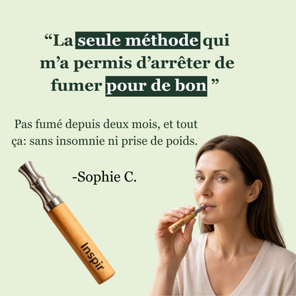INSPIR – Inhalateur naturel sans nicotine