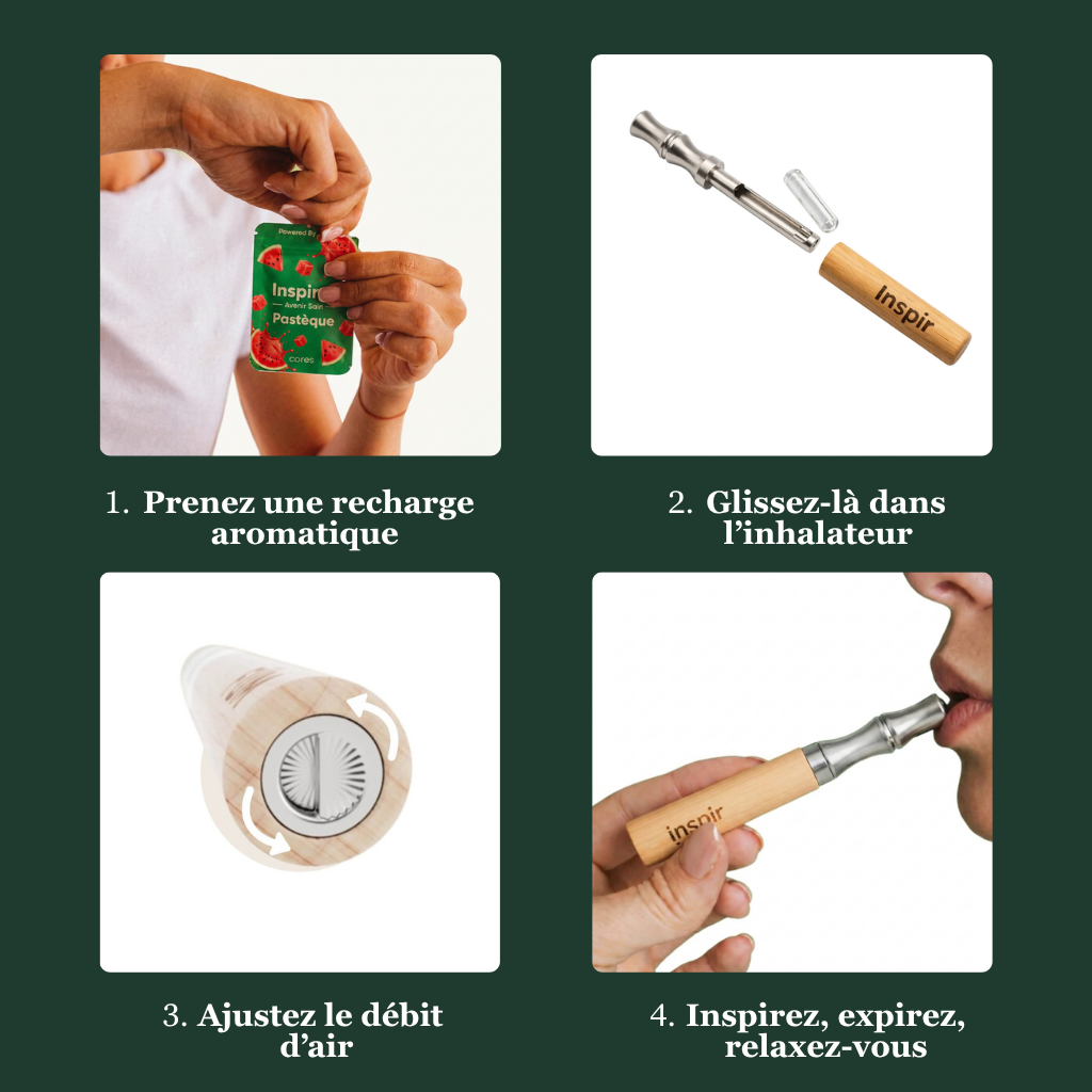 INSPIR – Inhalateur naturel sans nicotine