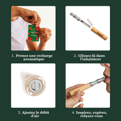INSPIR – Inhalateur naturel sans nicotine