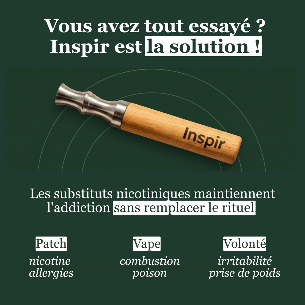 INSPIR – Inhalateur naturel sans nicotine