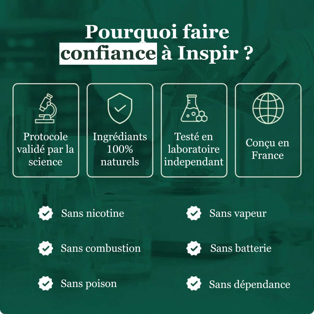 INSPIR – Inhalateur naturel sans nicotine