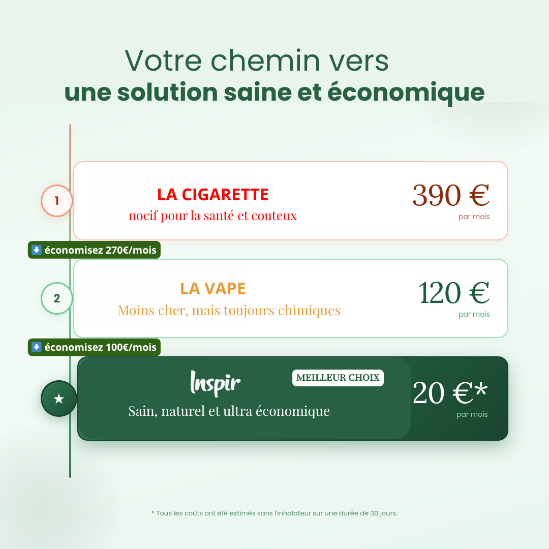 INSPIR – Inhalateur naturel sans nicotine